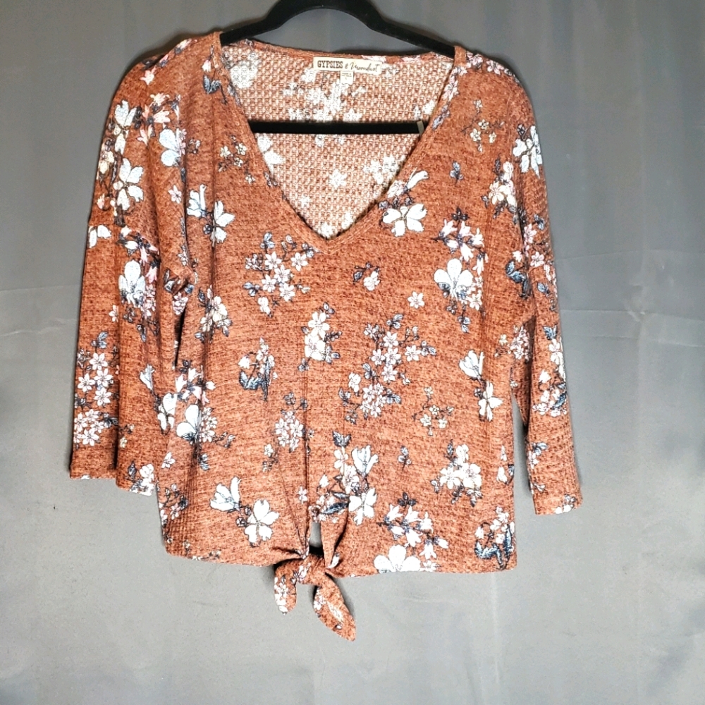 Knit Floral Sweater
